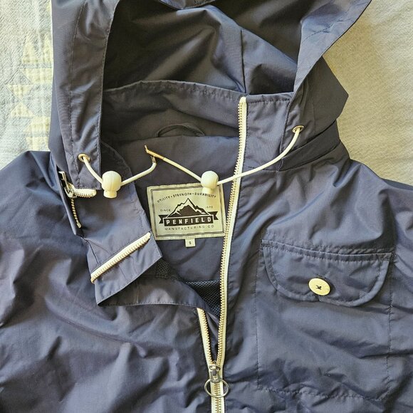 Penfield Navy Raincoat - Picture 2 of 12